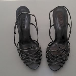 Ralph Lauren Silver Sandals